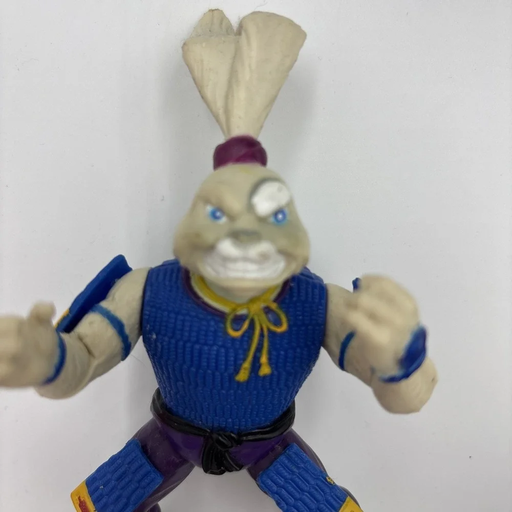 Vintage 1989 Playmates TMNT Ninja Turtles Usagi Yojimbo Action Figure Toy 5" - Picture 6 of 7